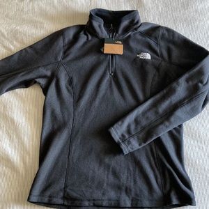 NWT North Face 1/4 zip glacier fleece